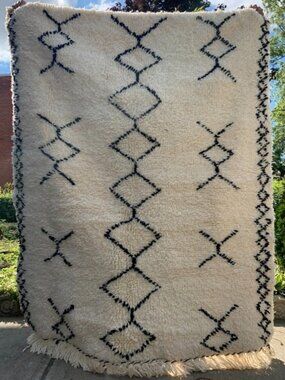 NEW Handmade Moroccan rug , high pile rug NEW
